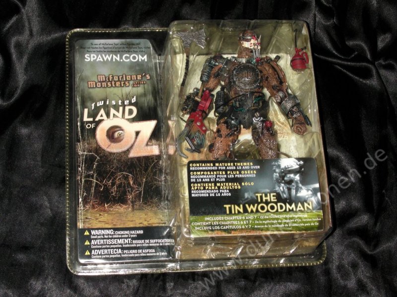 TWISTED LAND OF OZ THE TIN WOODMAN - Fantasy Grusel Blechmann Actionfigur v. McFarlane NEU OVP