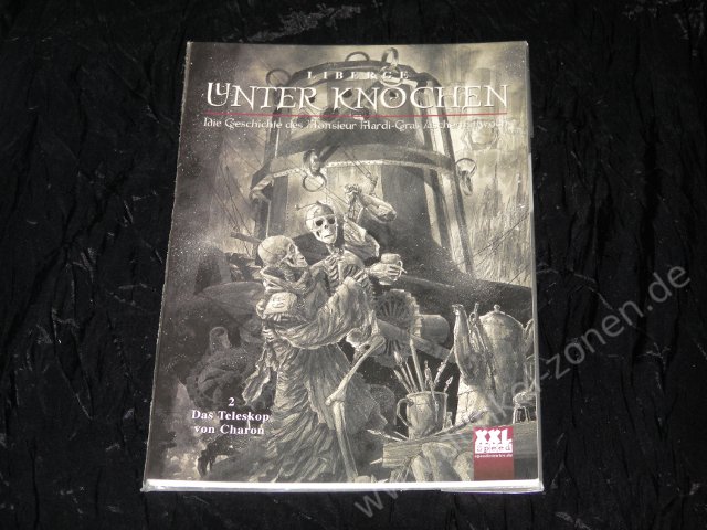 UNTER KNOCHEN Nr. 2 - Das Teleskop von Charon - Liberge humorvoller Grusel Comic