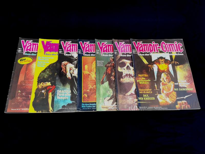 VAMPIR-COMIC AUSWAHL - Grusel Kult im Großformat v. Pabel-Verlag 1974