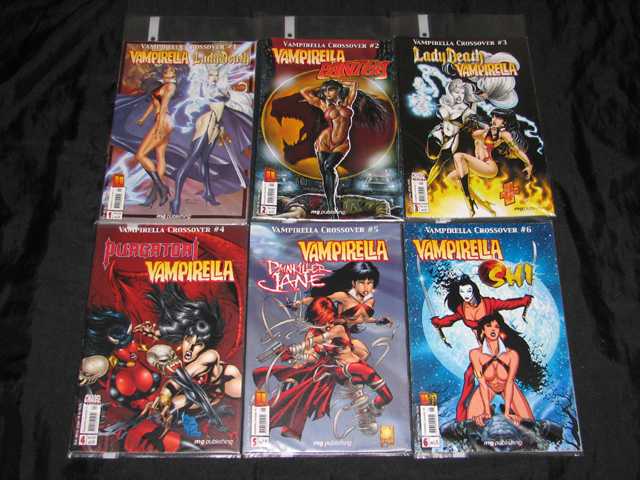 VAMPIRELLA CROSSOVER 1-6 -Vampir-Lady Comics -mg publ. -komplett