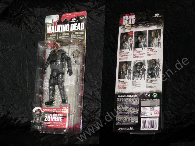 THE WALKING DEAD TV SERIE 4 GAS MASK RIOT GEAR ZOMBIE McFarlane Action Figur