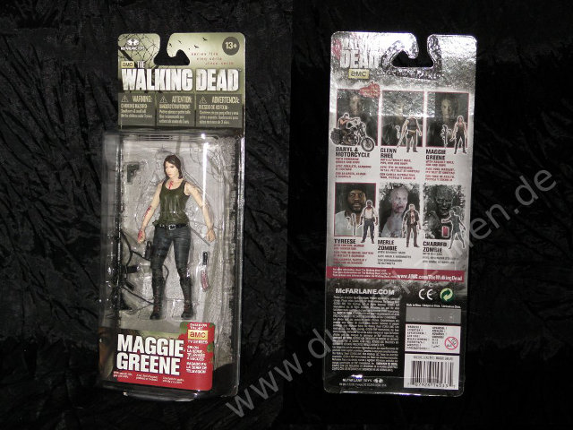 THE WALKING DEAD TV SERIE 5 MAGGIE GREENE - McFarlane Action Figur - Zombie-Jägerin