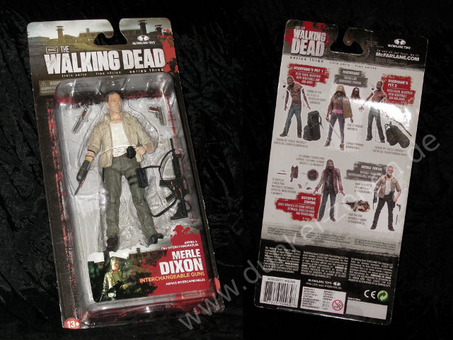 THE WALKING DEAD TV SERIE 3 MERLE DIXON  - Redneck McFarlane Action Figur OVP