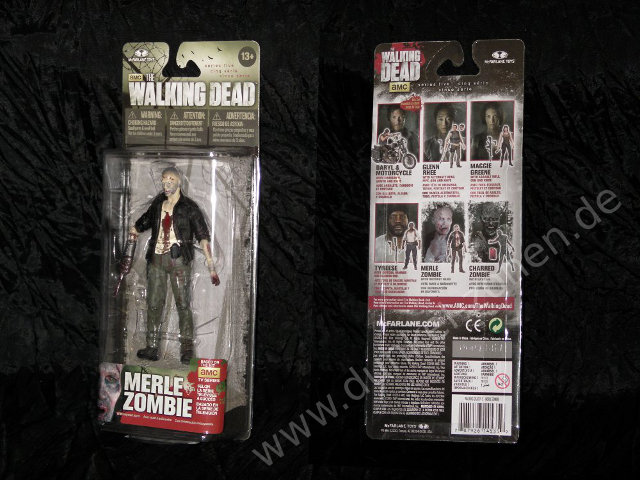 THE WALKING DEAD TV SERIE 5 MERLE ZOMBIE - Untoter Walker - Actionfigur