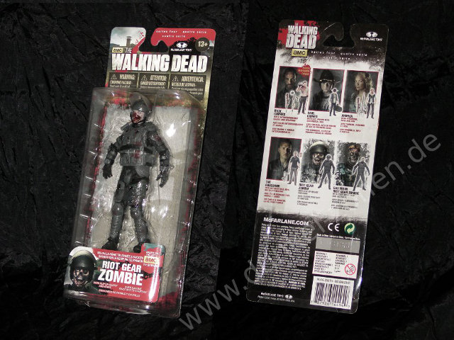 THE WALKING DEAD TV SERIE 4 RIOT GEAR ZOMBIE McFarlane Horror Action Figur