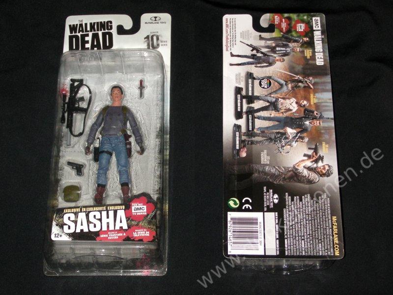 THE WALKING DEAD TV SERIE 10 SASHA - Exclusive McFarlane Actionfigur - NEU OVP
