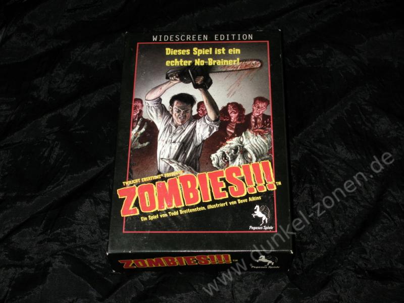 ZOMBIES!!! 1 BASISKASTEN - 1. Edition Brettspiel Grundkasten Startbox v. Pegasus