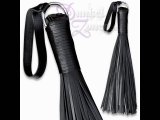 PEITSCHE EXTRA DICK - 100 RIEMEN - robuste Leder Riemenpeitsche