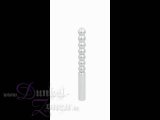 ALU DILDO KUGEL-DILDO - 20mm - 7 Kugeln - Aluminium-Dildo