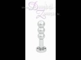 ALU DILDO SCHNEEMANN-DILDO - ca. 30mm - Aluminium-Dildo