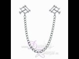 NIPPELZWINGEN MIT KETTE - verstellbare Nippel-Zwingen - Set aus Metall