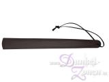 PADDEL KLATSCHE SCHLANK SCHMAL - Leder schwarz-braun - Paddle BDSM Spanking Tool