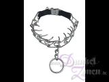 STACHELHALSBAND *SLAVE* - Stachel-Halsband Kette Metall mit Innenstacheln