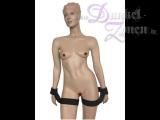 OBERSCHENKEL HANDFESSELN - Polypropylen Fessel Riemen mit 2 Klipp- + Klettverschlüssen