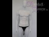 HERREN LEDER-SLIP *TRIPLE* mit 3 Genital-Ringen sexy Lederslip - BDSM Fetisch Outfit 