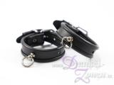 DAMEN ARMBÄNDER *SCHMUCK O* LEDER - Handfesseln Armband - schwarz lila