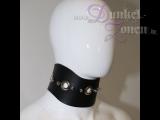 HALSFESSEL HALSBAND HALSKORSETT HALSKRAUSE - mit Nieten - BDSM Outfit Accessoire