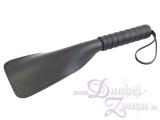 KLATSCHE *LUXURY* - schwarzes Leder Paddle Paddel Klatscher - BDSM Spanking Tool