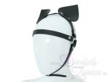 KOPF-HARNESS MIT OHREN - Head Harness - Kopf-Geschirr Petplay Outfit Accessoire