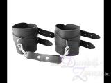 HANDFESSELN *THE CROWN* LEDER - schwarzes oder rotes Paar Fesseln - Hand-Fesseln