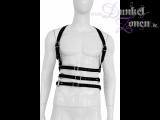 HERREN HARNESS *BODY* - Leder Körper Gurt Riemen Zaumzeug - BDSM-Outfit
