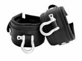 HANDFESSELN *STYLE* - weich gepolstert - echtes Leder schwarz - Hand-Fesseln
