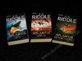 ATLANTIS TRILOGIE 1 2 3 SET - Gen Virus Vernichtung - A.G. Riddle Heyne Romane