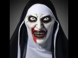HORROR NONNE MASKE Variante A - Grusel Halloween Karneval Fasching Gesichtsmaske Nun Conjuring Valak
