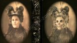 EFFEKTBILD - SCHAUER-TANTE - Grusel-Bild mit Verwandlung Halloween-Dekoration