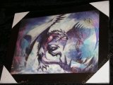 EFFEKTBILD DRACHEN 3 in 1 - quer - Fantasybild Dekoration Lentikularbild Rasterbild