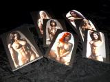 FITNESS TATTOO BABES - 50 Karten Sammlung - fit Sport Pinups - sexy Power Muscle Girls - Erotik Akt