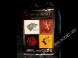 GAME OF THRONES MAGNET SET mit 4 Symbolen Wappen Siegeln aus J. R. R. Martins Fantasy Epos