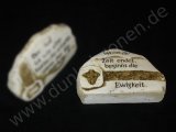 GRAB-SCHMUCK - GEDENK-STEIN - GRAB-DEKO - mit Spruch - Kunststein