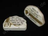 GRAB-DEKORATION - GEDENKSTEIN - GRABDEKO - mit Spruch - Kunststein