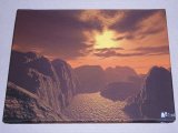 NIBIRU KOMMT - PLANET X in rot - Kunstdruck - 40x30 Leinwand - Sonne