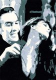 DRACULA MIT OPFER - CHRISTOPHER LEE - Malerei v. Grimboldtt
