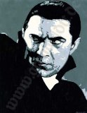 DRACULA - BELA LUGOSI -Klassik Grusel Film Portrait v. Grimboldtt