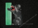 RATTE - Horror Grusel Halloween Deko Dekoration - Gummi Figur Statue stehend