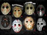 JASON VOORHEES HOCKEY MASKEN AUSWAHL - gelb schwarz silber Vintage-Look - Freitag, der 13.