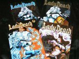 LADY DEATH #1/2 + 1-3 -Miniserie Chromcover v. Chaos! Sexy Comic
