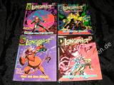 LONGSHOT 1-4 - Action Helden Comics Vierteiler Mini-Reihe 4-Teiler - Bastei 1988-1989