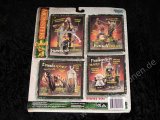 MONSTERS PLAYSETS SERIE 1 - Dracula, Frankenstein, Werewolf, Hunchback Figuren McFarlane