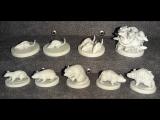 RATTEN SET 5 - 9 St. Fantasy Brettspiel Figur RPG Tabletop Monster Riesenratte Pestratte Laborratte