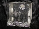 UNIVERSAL MONSTERS THE WOLF MAN B/W - schwarzweiß Action Figur Playset v. Jakks Pacific