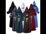 MÖNCHSKUTTE div. Farben - Mönch Priester Kutte Gewand Robe Karneval Halloween Kostüm Outfit