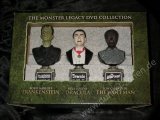 MONSTER LEGACY COLLECTION Frankenstein Dracula Wolf Man Büsten Set Sideshow Collectibles