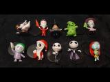 NIGHTMARE BEFORE CHRISTMAS 10 Horror MINI FIGUREN als Satz Set Tim Burton