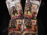 PRINCE OF PERSIA - Komplett-Set Action-Figuren - Prinz Dastan Warrior, Desert, Ghazab, Zolm - OVP