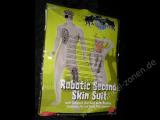 ROBOTIC SECOND SKIN SUIT L - Roboter Cyborg Terminator Herren Ganzkörperanzug Kostüm Outfit
