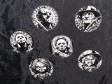 UNTERSETZER SET HORRORFILM IKONEN - 6x aus Holz - Freddy Jason Michael Myers Chucky Horror 6 St